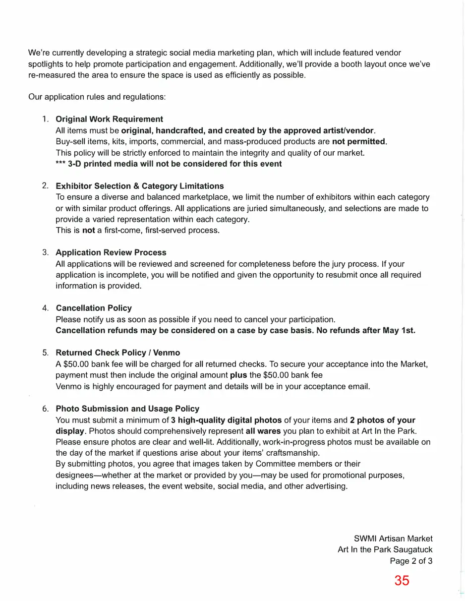 Page 35 of the packet; its text follows