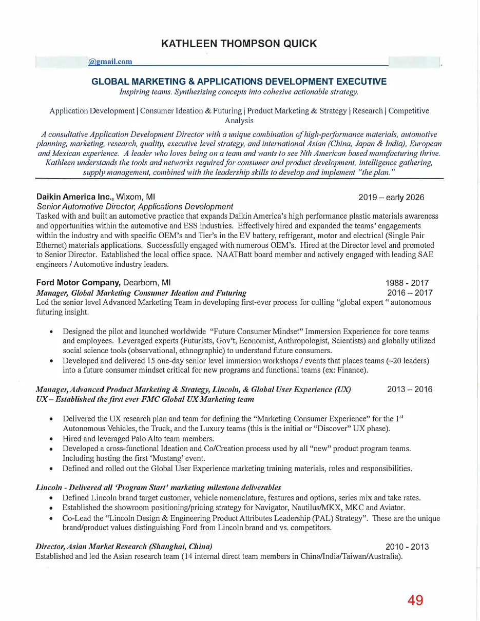 Page 49 of the packet; its text follows