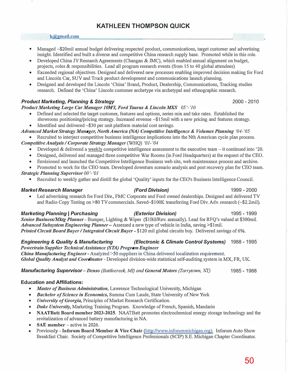 Page 50 of the packet; its text follows