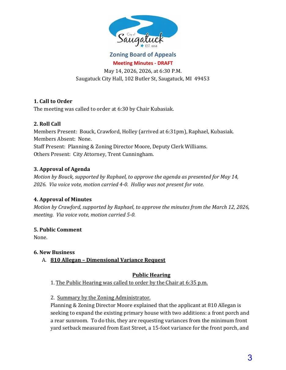 Page 3 of the packet; its text follows