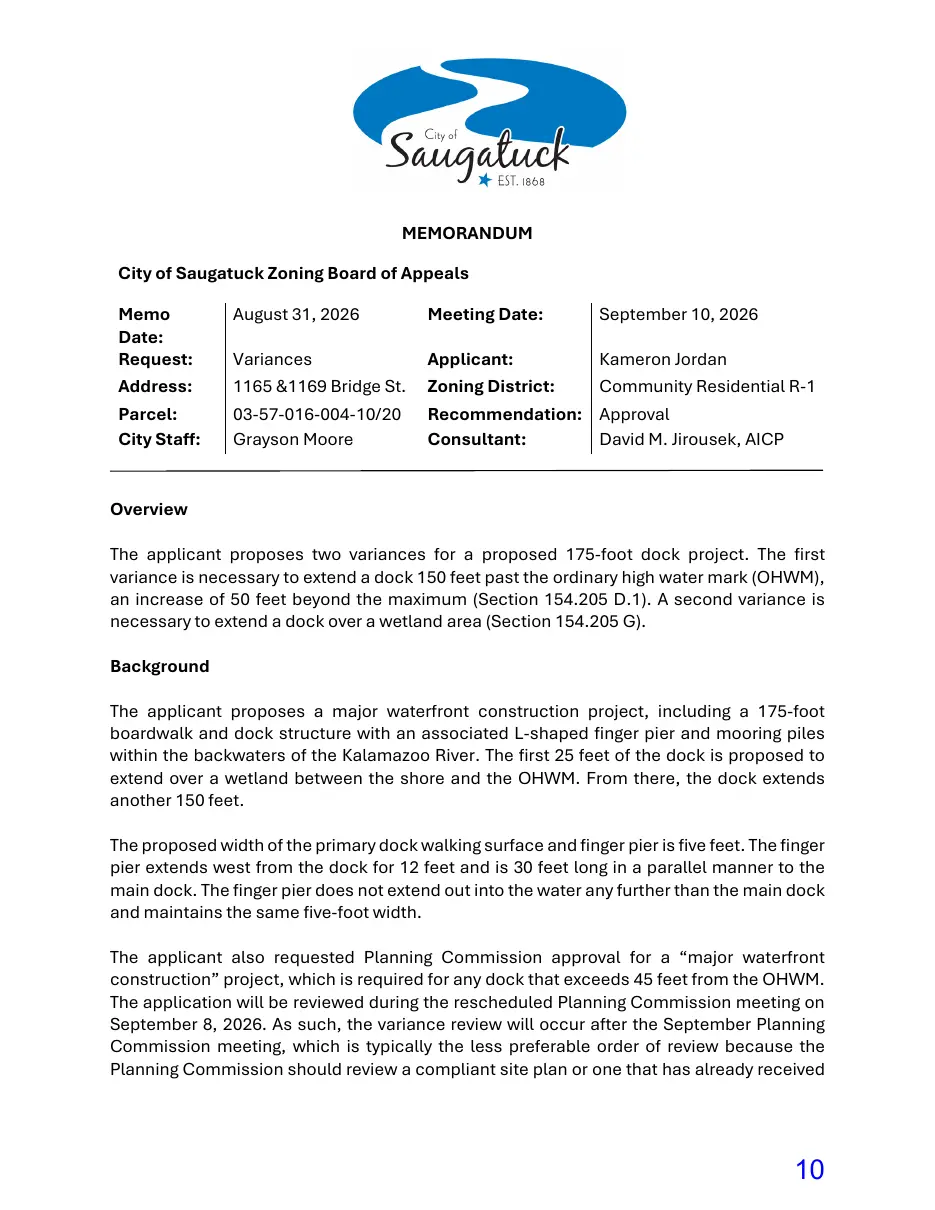 Page 10 of the packet; its text follows