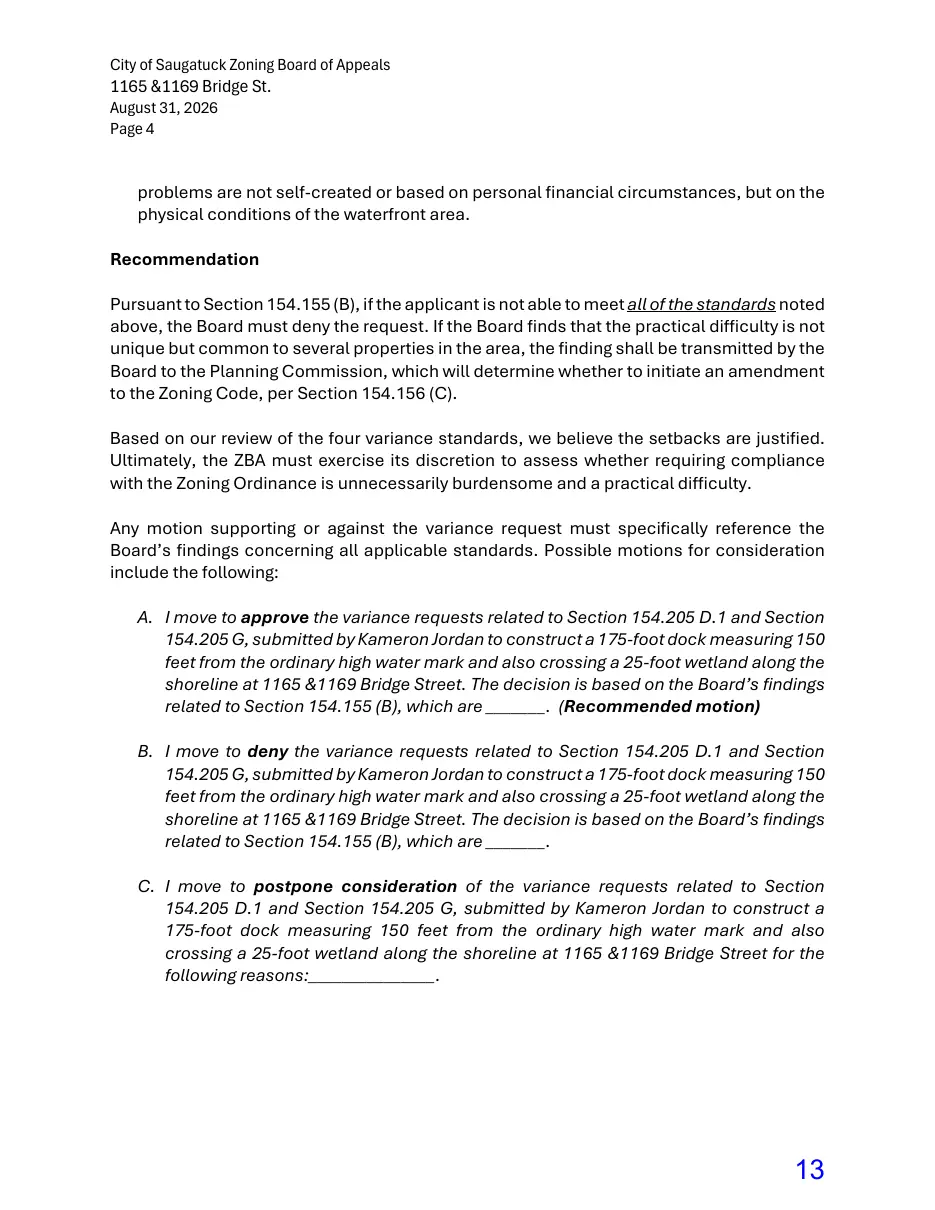 Page 13 of the packet; its text follows