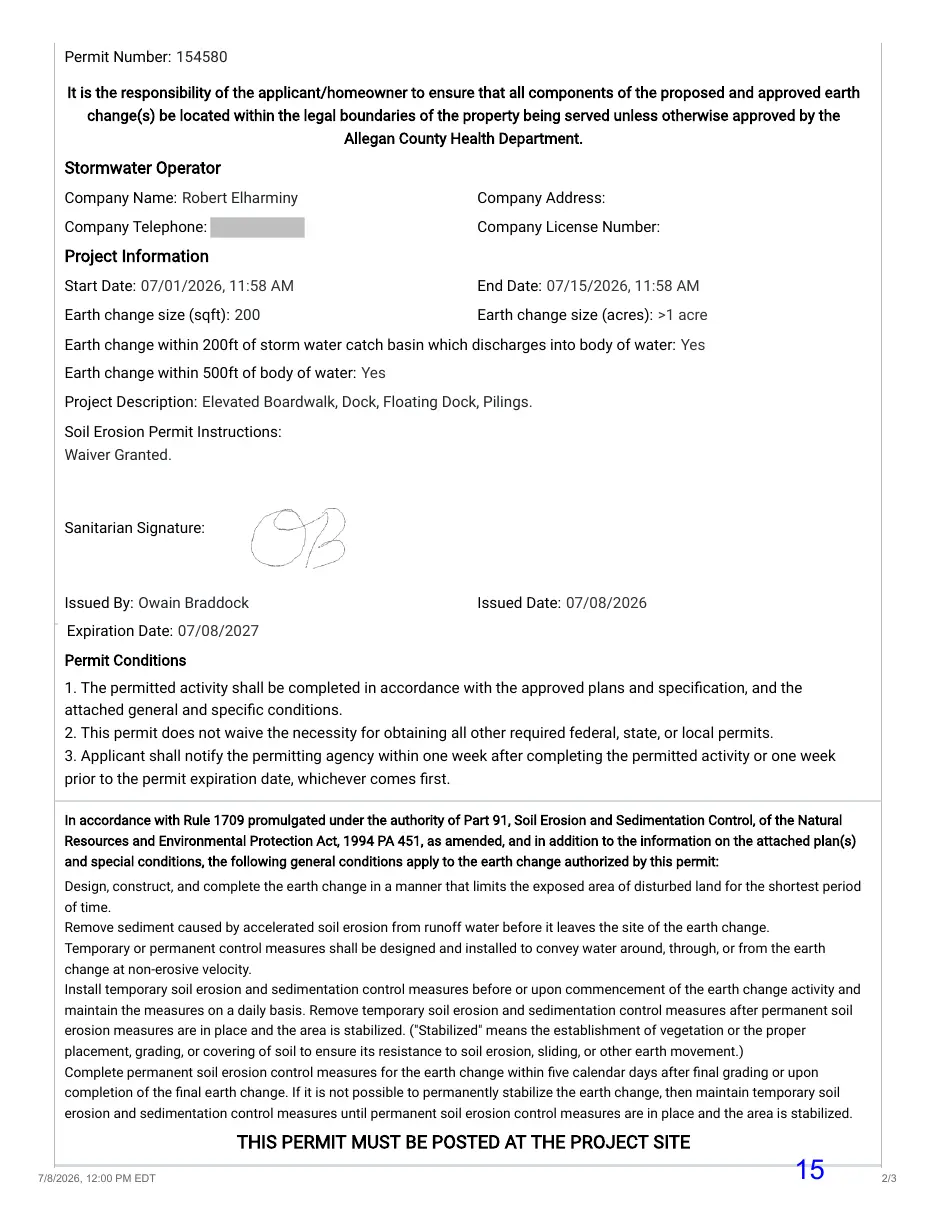 Page 15 of the packet; its text follows