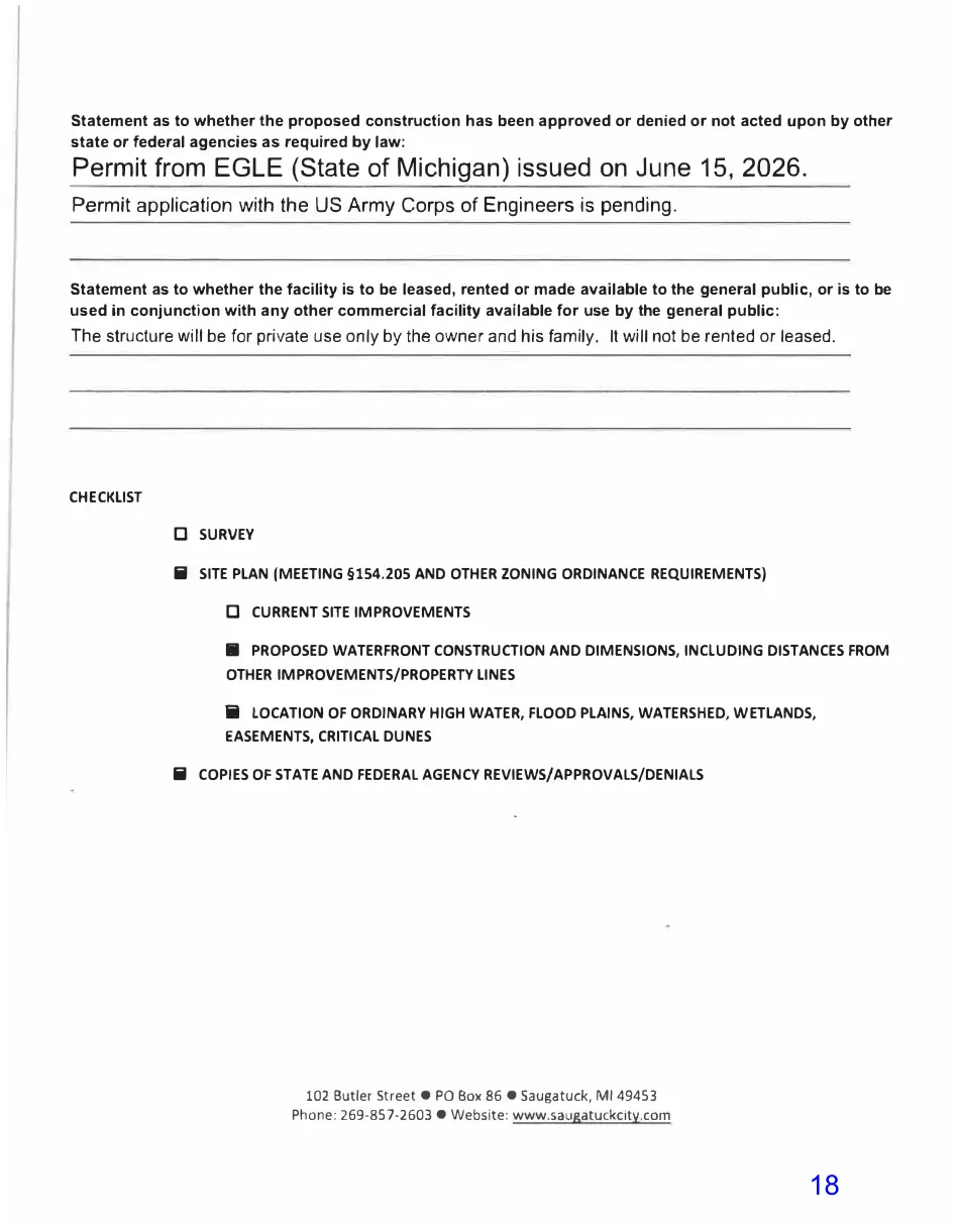 Page 18 of the packet; its text follows