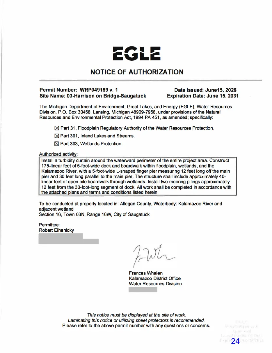 Page 24 of the packet, a scanned page