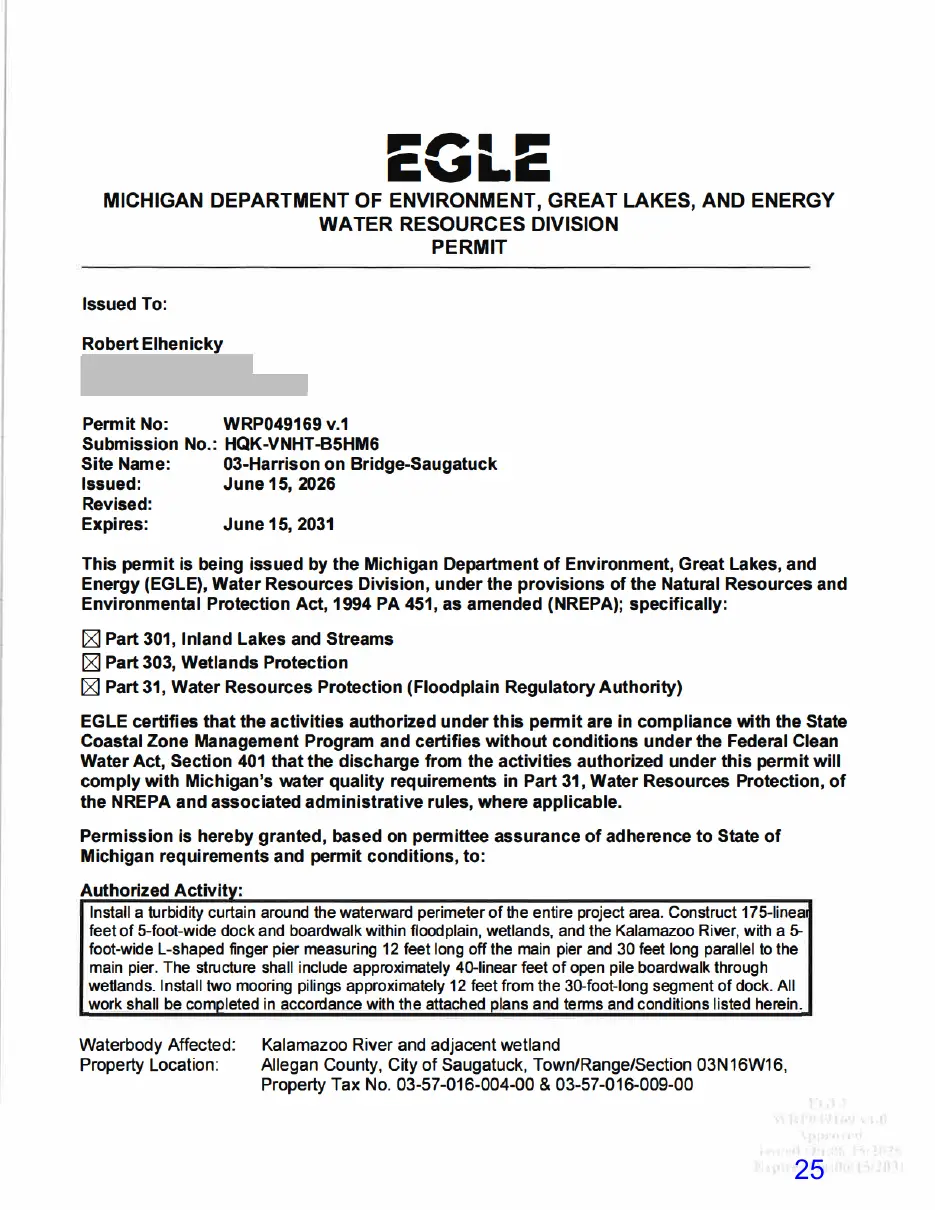Page 25 of the packet, a scanned page