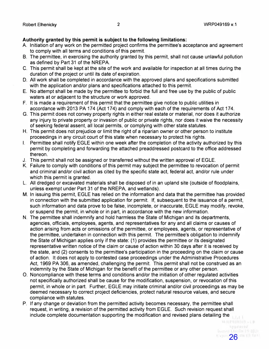 Page 26 of the packet; its text follows