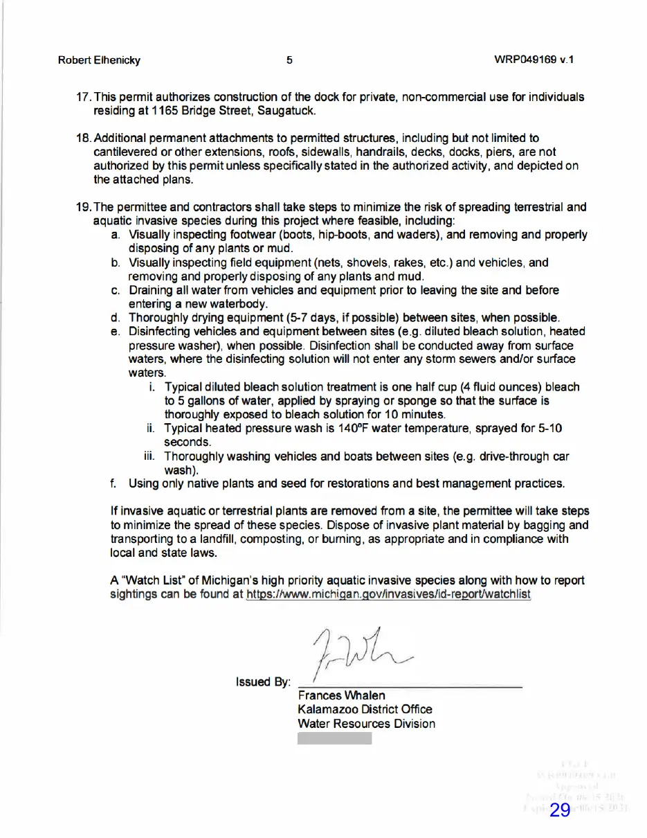 Page 29 of the packet, a scanned page