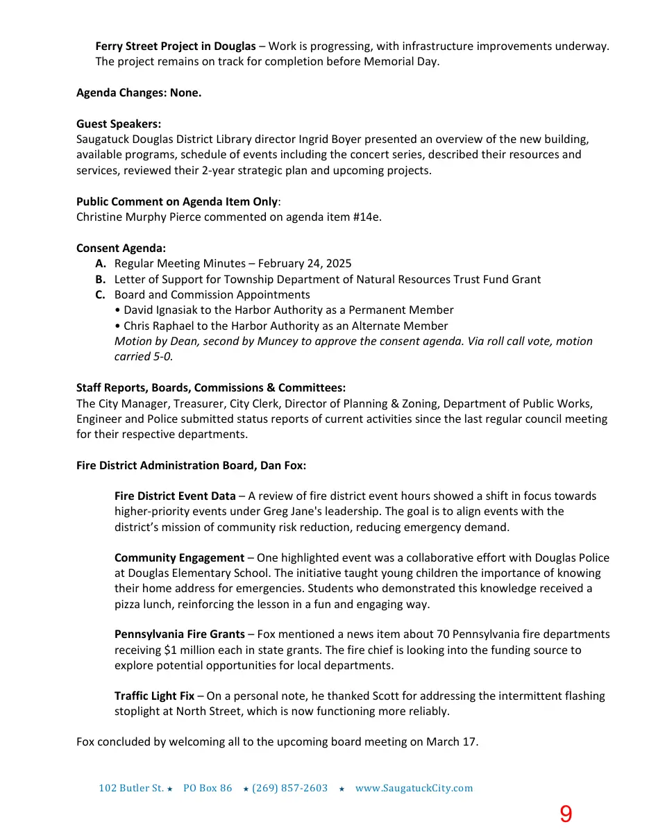 Page 9 of the packet; its text follows