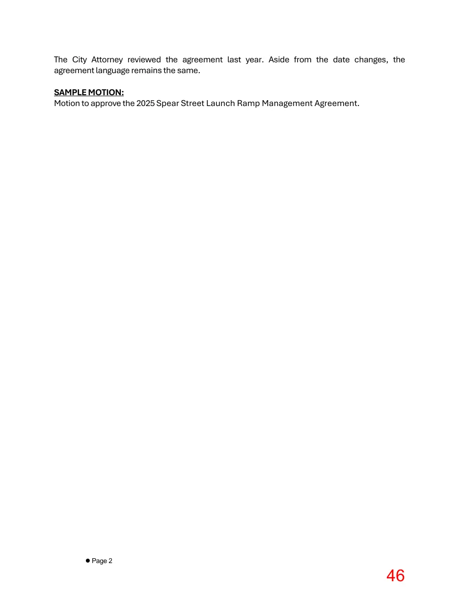 Page 46 of the packet; its text follows