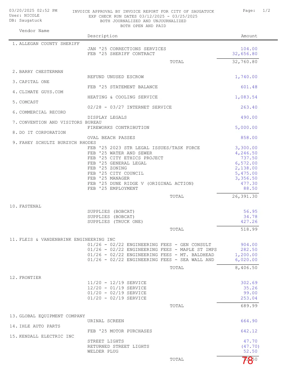 Page 78 of the packet; its text follows