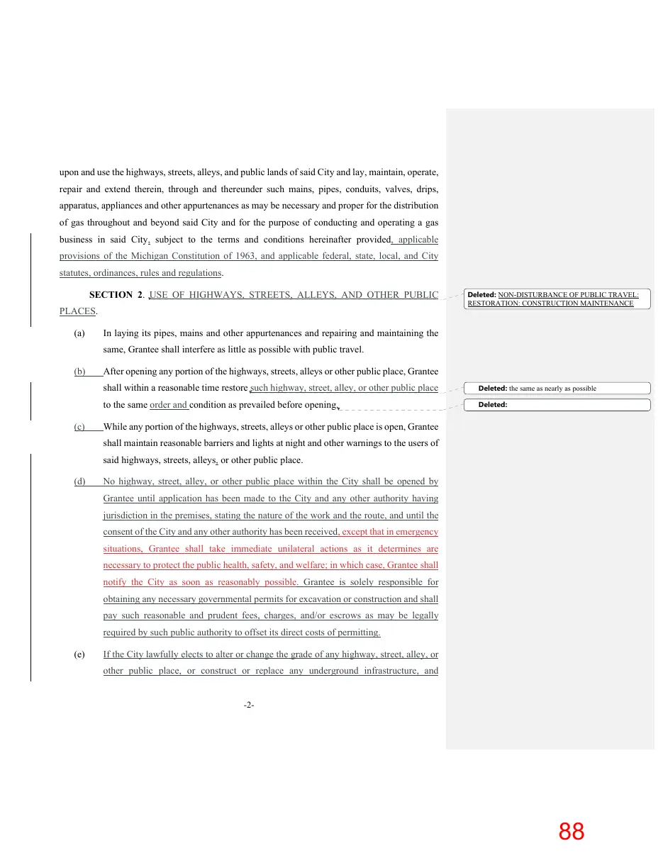 Page 88 of the packet; its text follows
