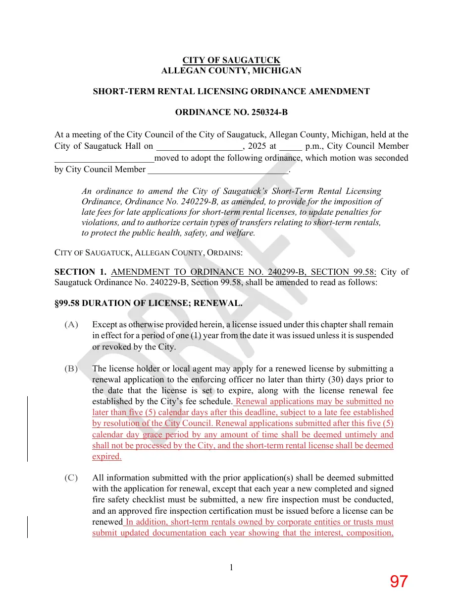 Page 97 of the packet; its text follows