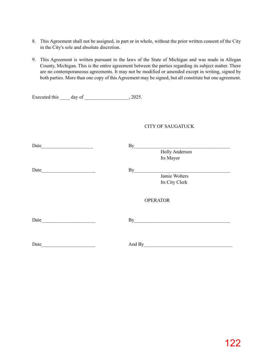 Page 122 of the packet; its text follows