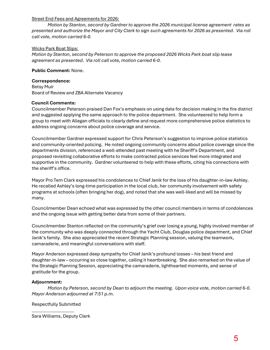 Page 5 of the packet; its text follows