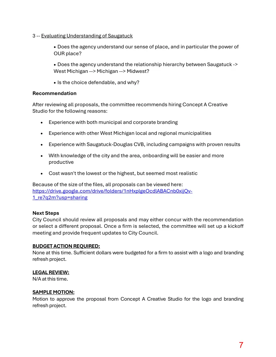Page 7 of the packet; its text follows