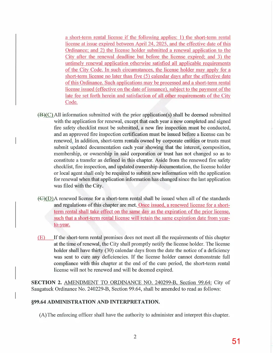 Page 51 of the packet, a scanned page