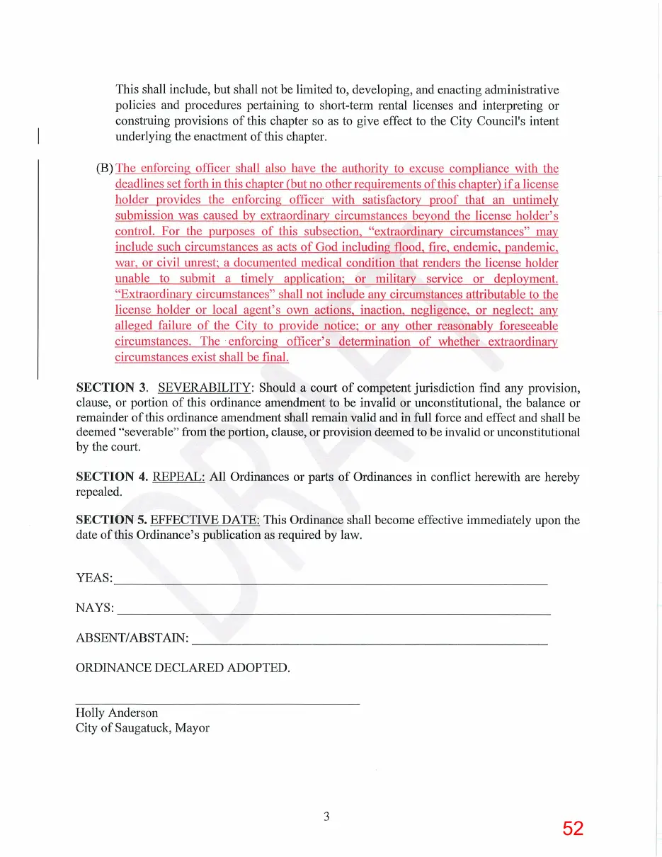 Page 52 of the packet, a scanned page
