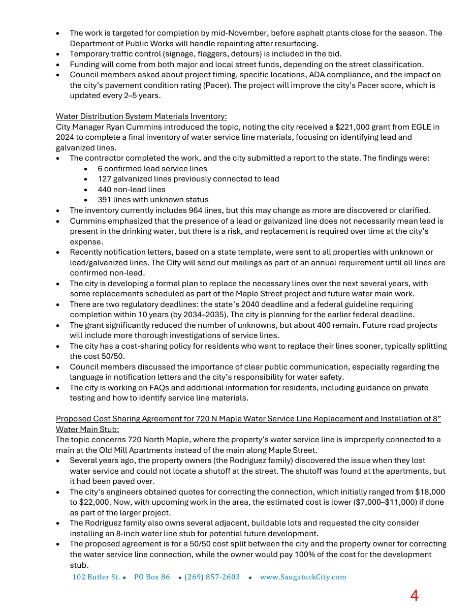 Page 4 of the packet; its text follows