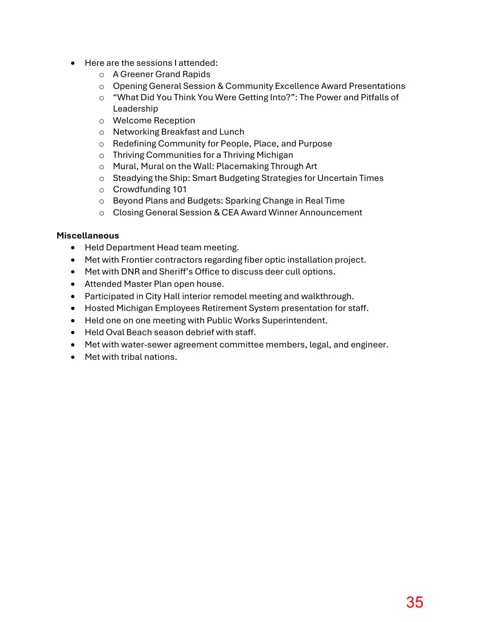 Page 35 of the packet; its text follows