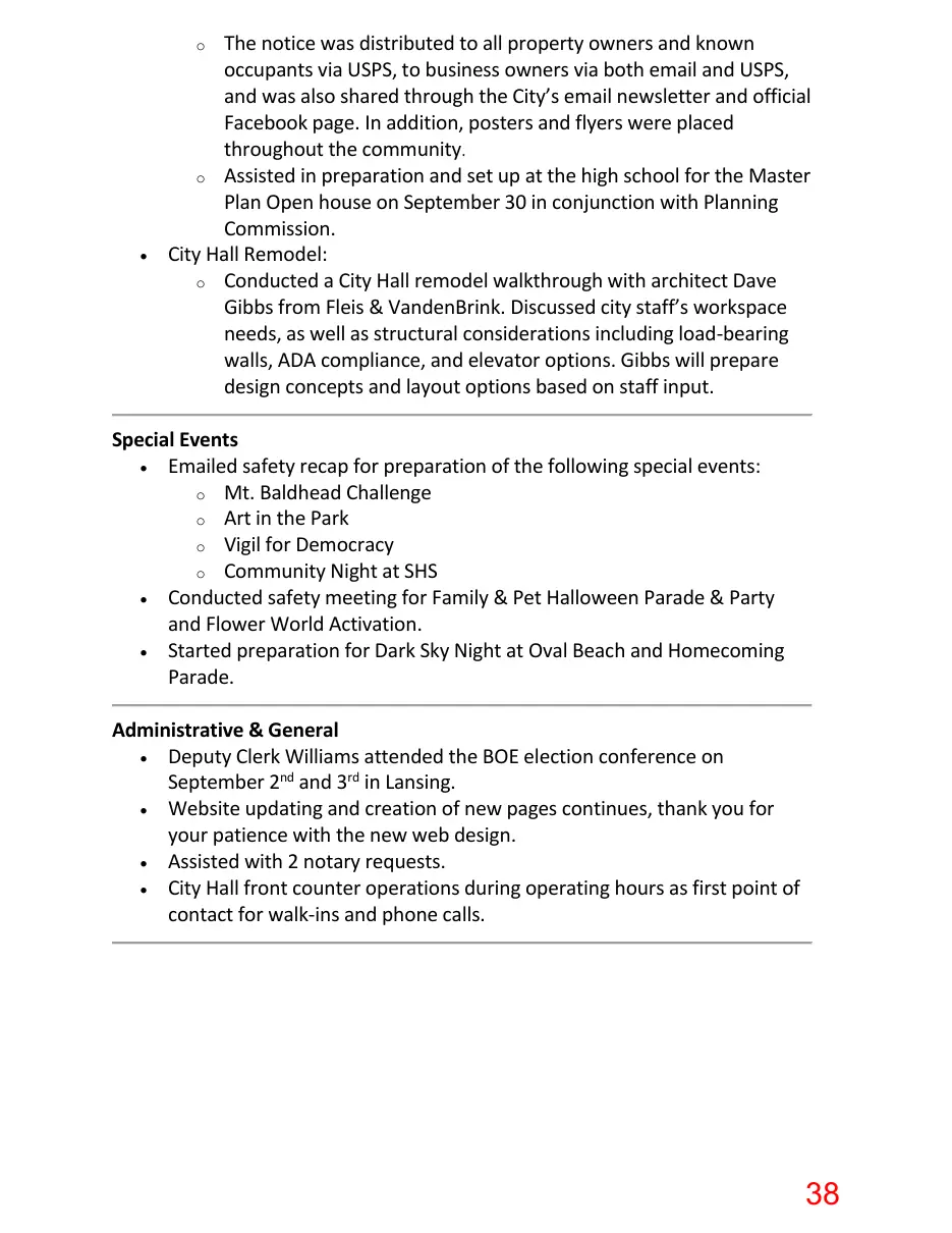 Page 38 of the packet; its text follows
