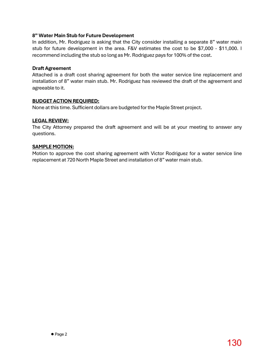 Page 130 of the packet; its text follows