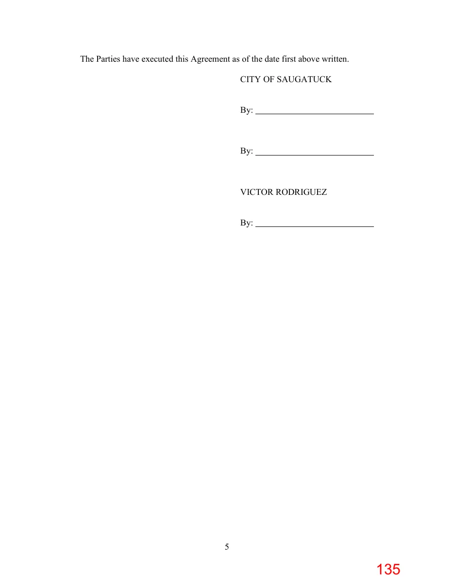 Page 135 of the packet; its text follows