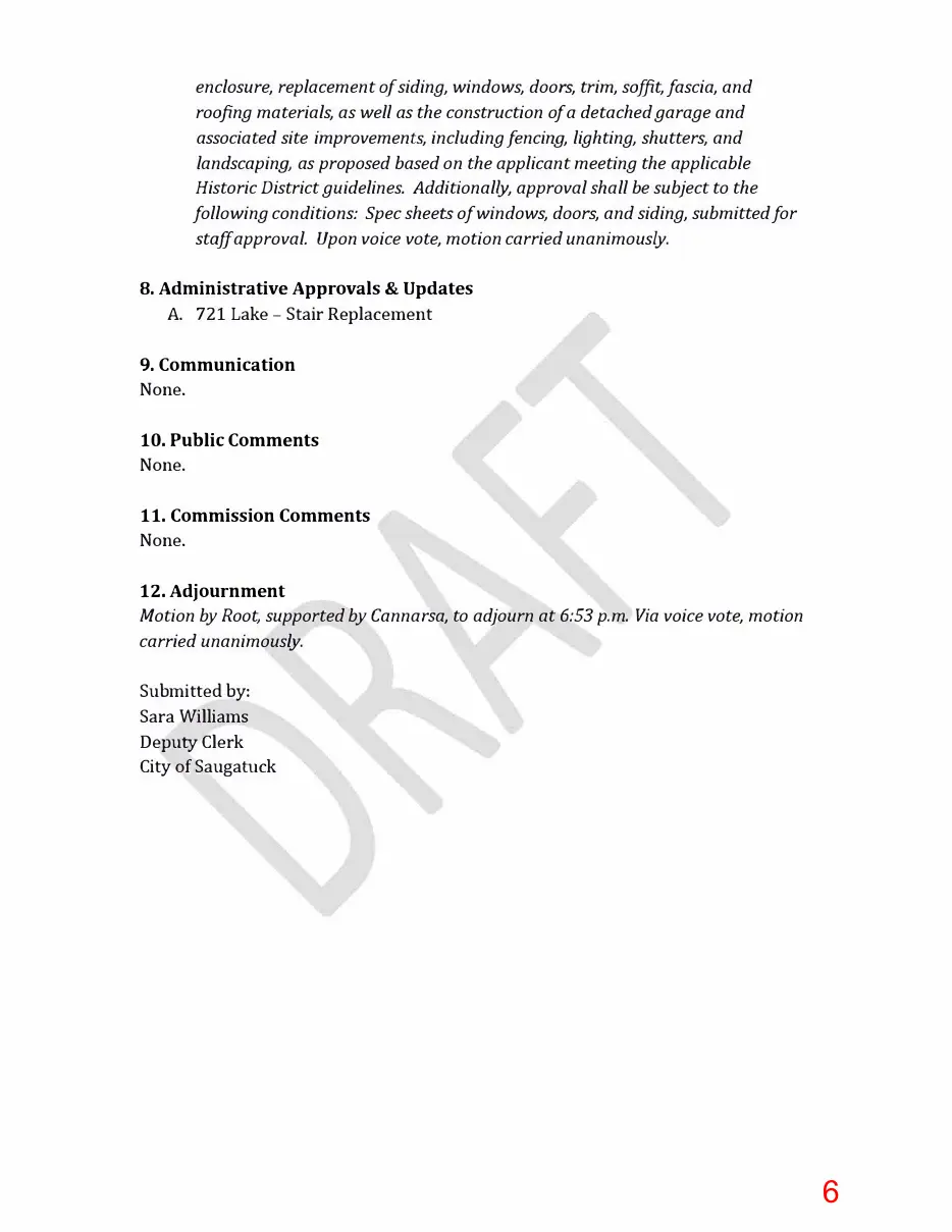 Page 6 of the packet; its text follows