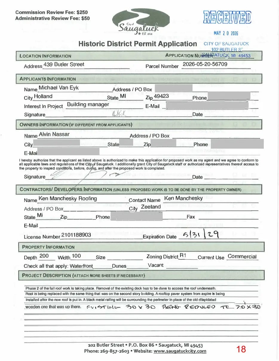 Page 18 of the packet; its text follows