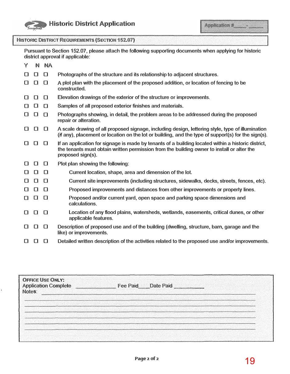Page 19 of the packet; its text follows