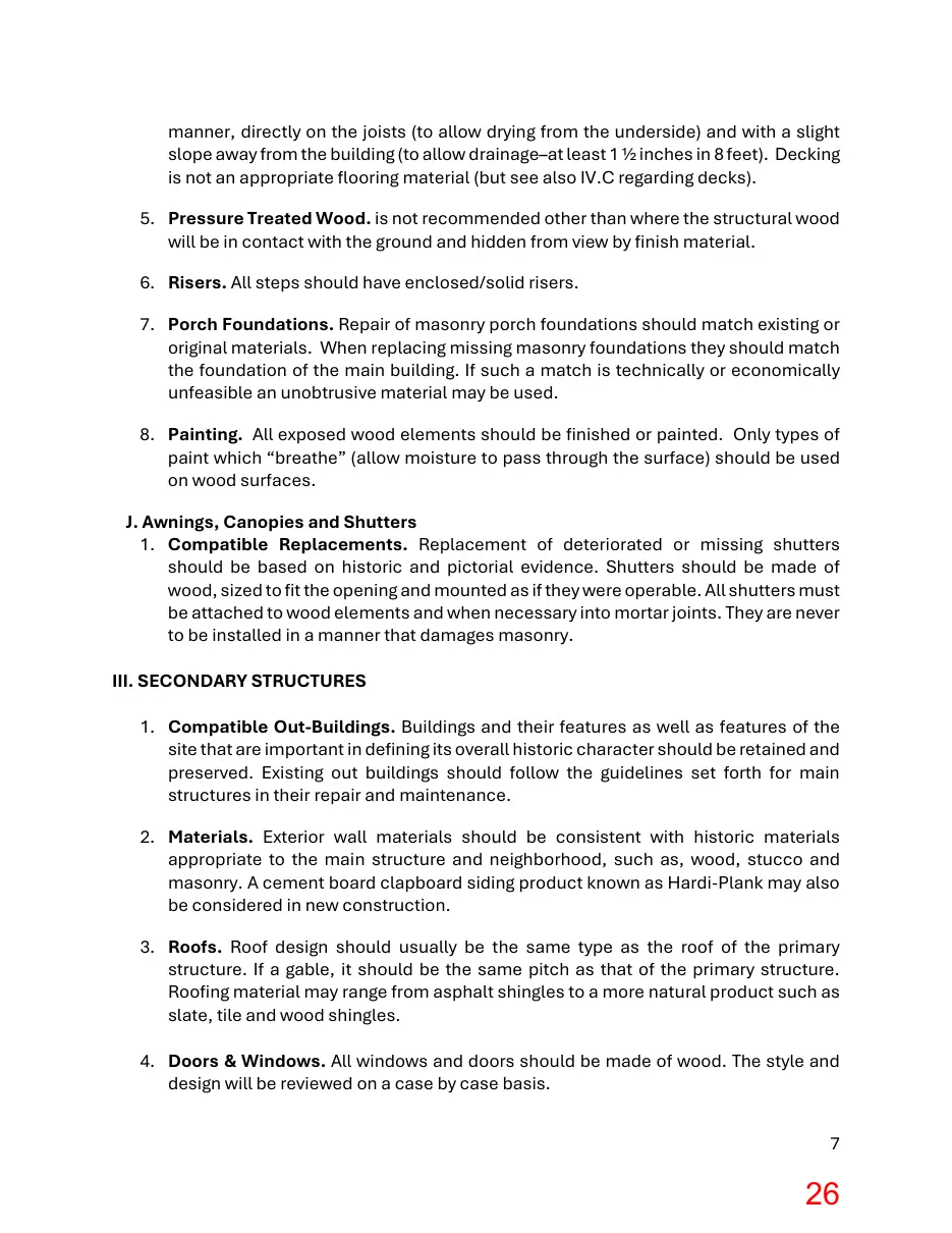 Page 26 of the packet; its text follows