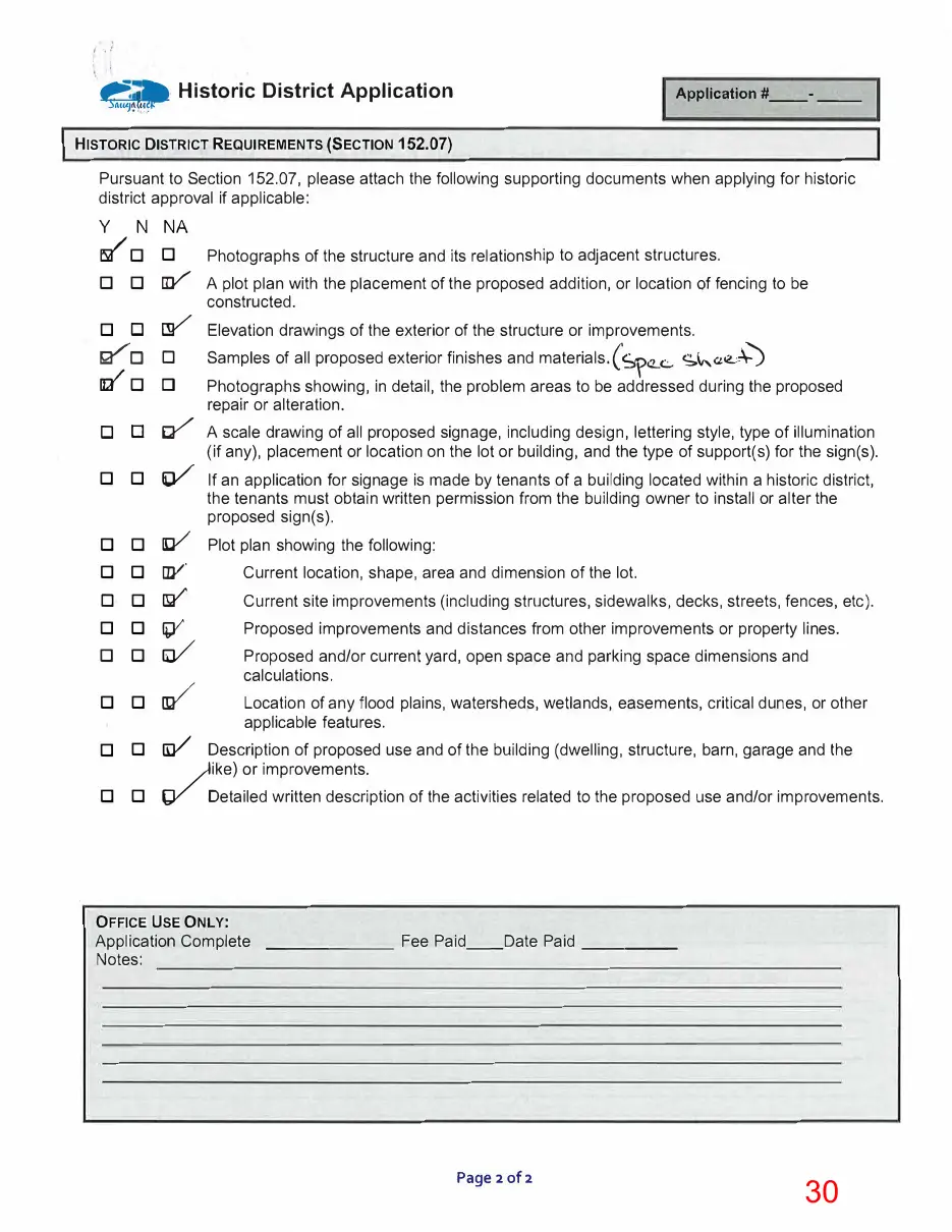 Page 30 of the packet; its text follows