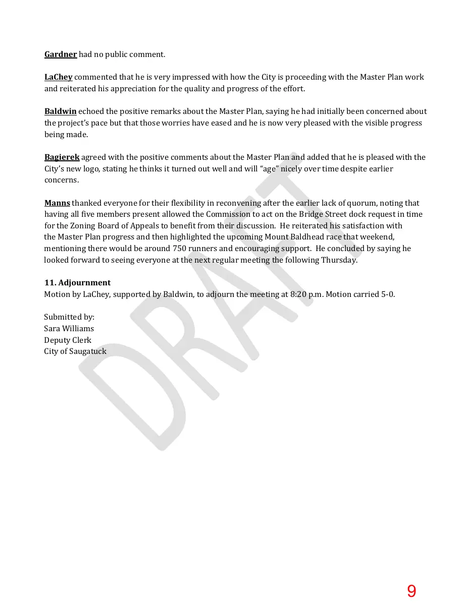 Page 9 of the packet; its text follows