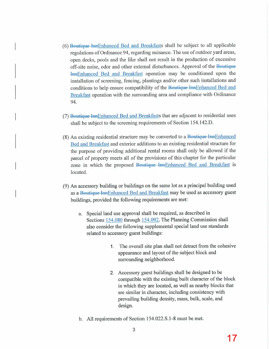 Page 17 of the packet, a scanned page
