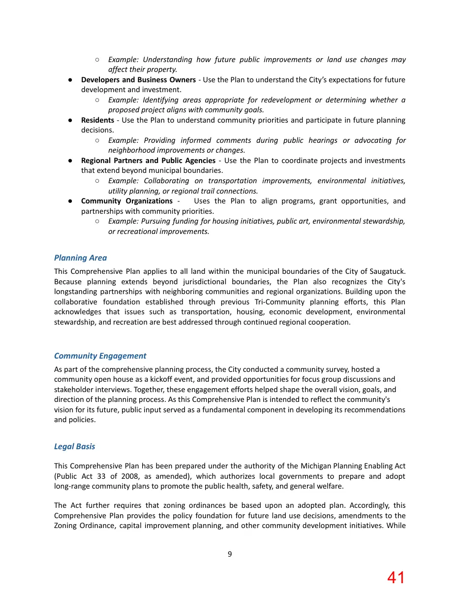 Page 41 of the packet; its text follows