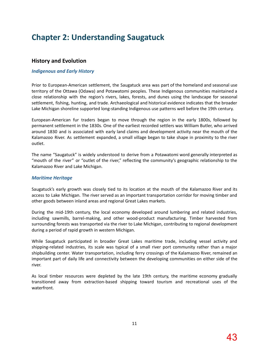 Page 43 of the packet; its text follows