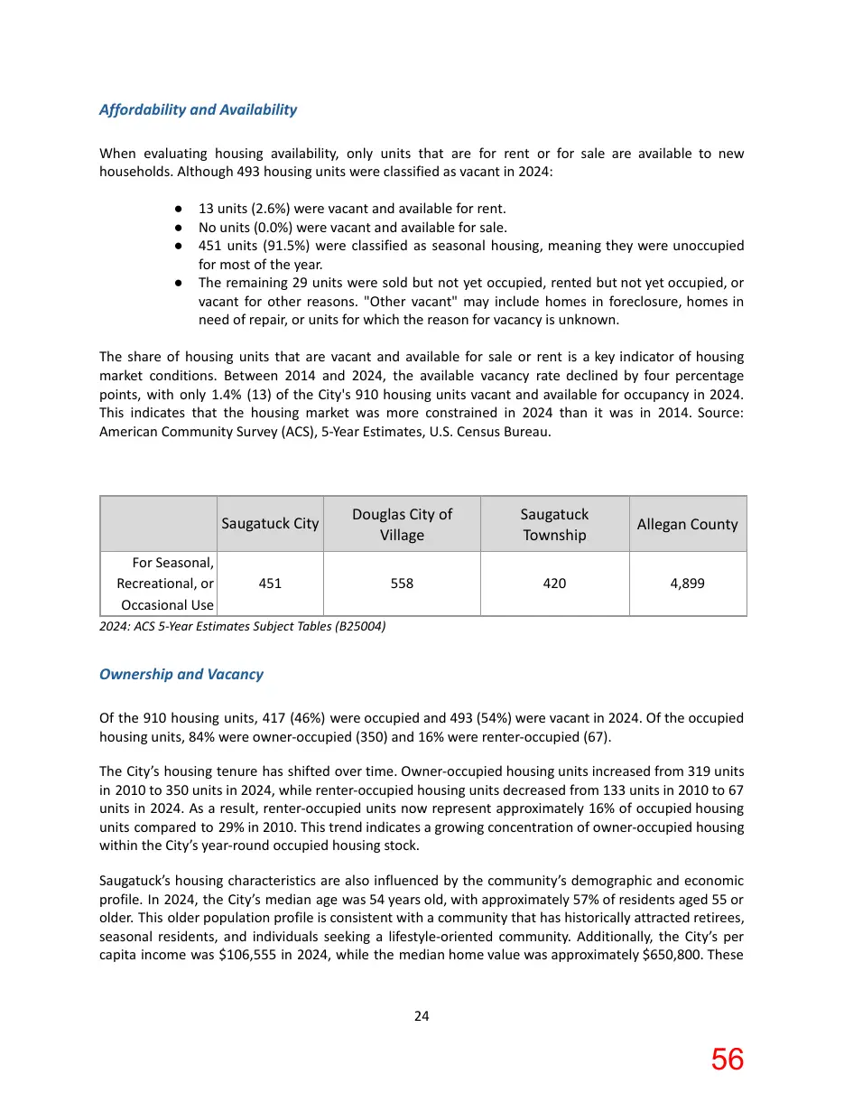 Page 56 of the packet; its text follows
