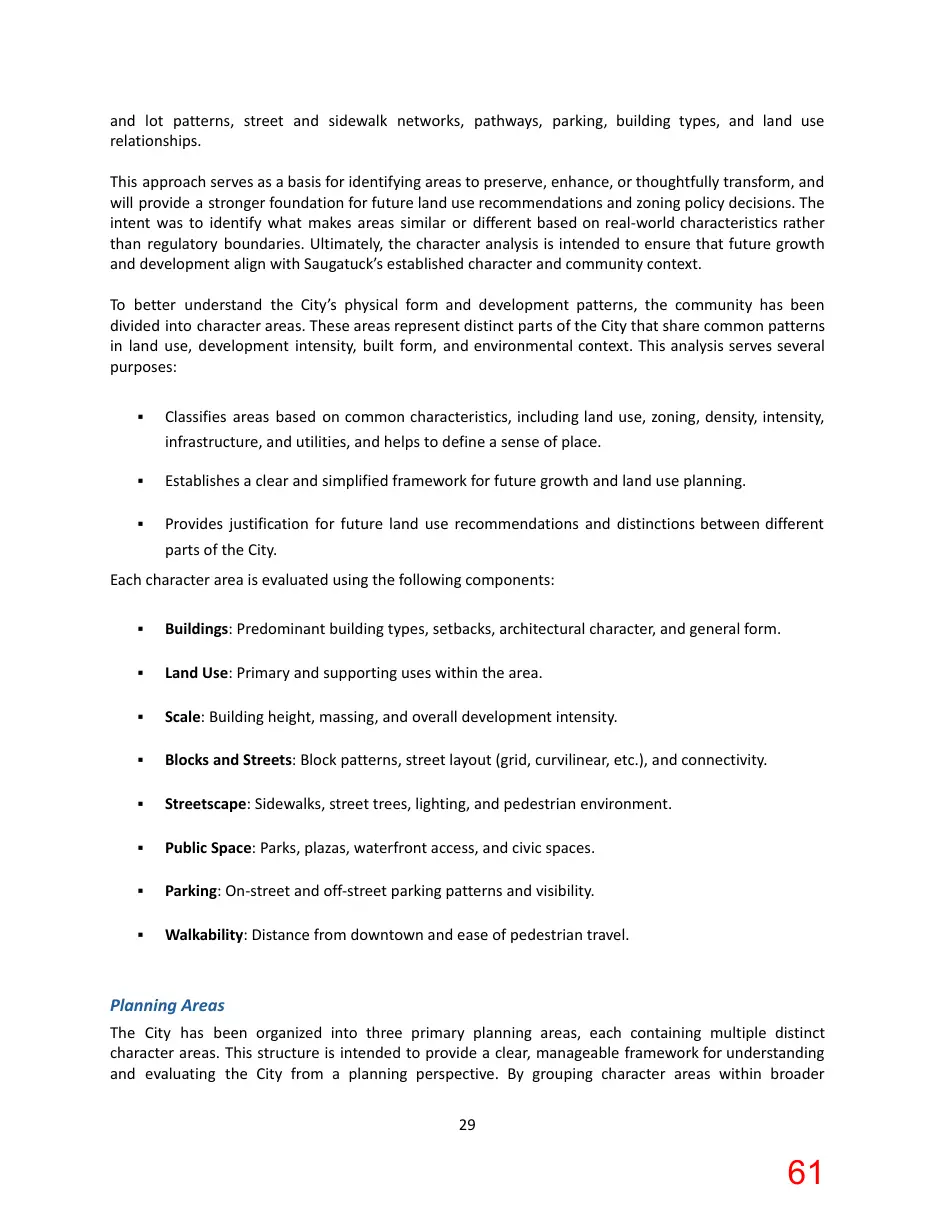 Page 61 of the packet; its text follows