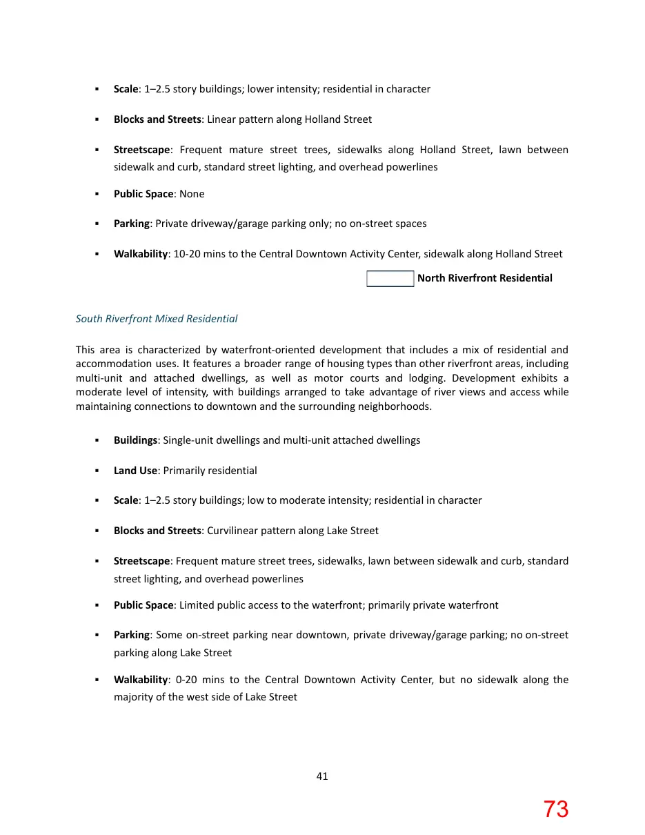 Page 73 of the packet; its text follows