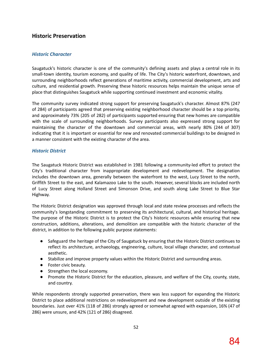 Page 84 of the packet; its text follows
