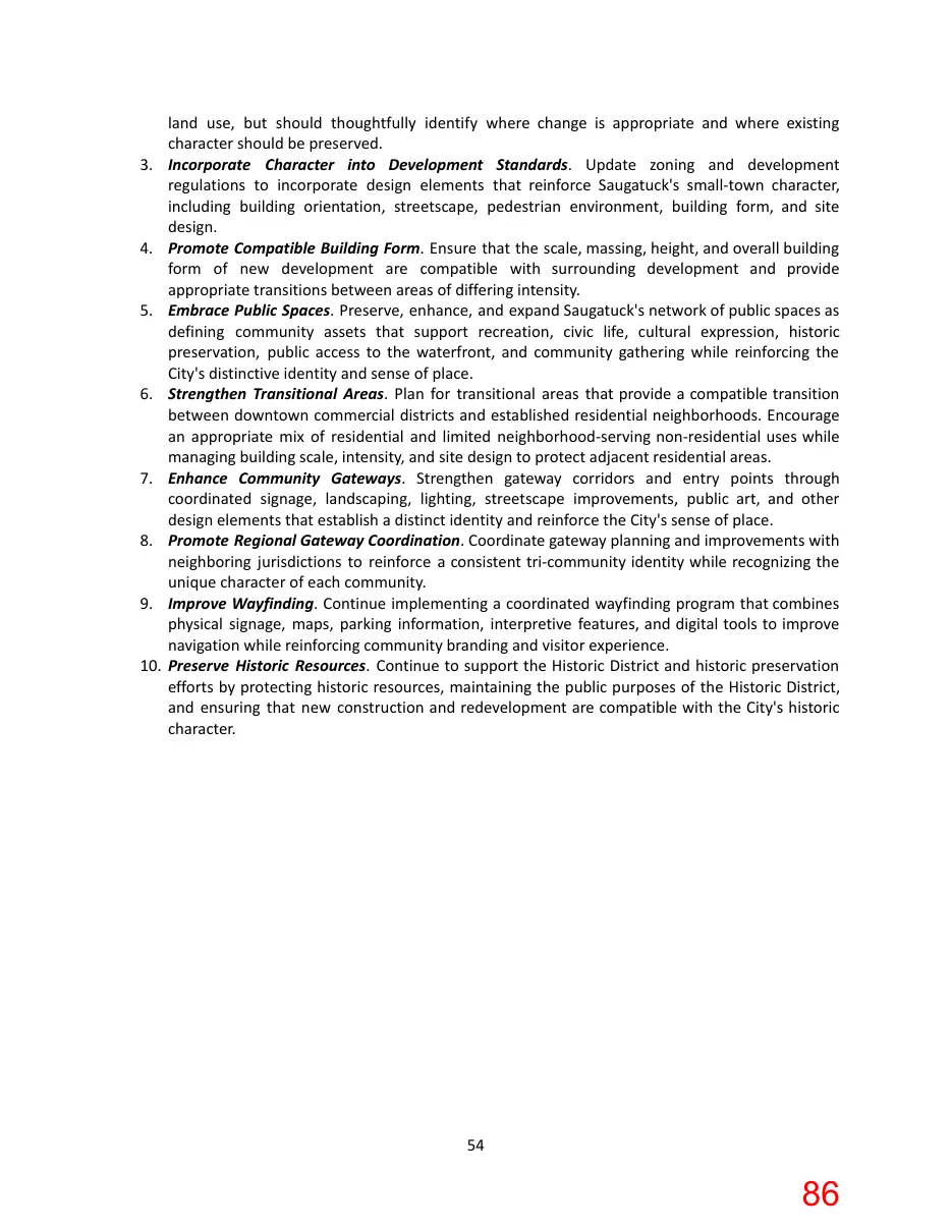 Page 86 of the packet; its text follows