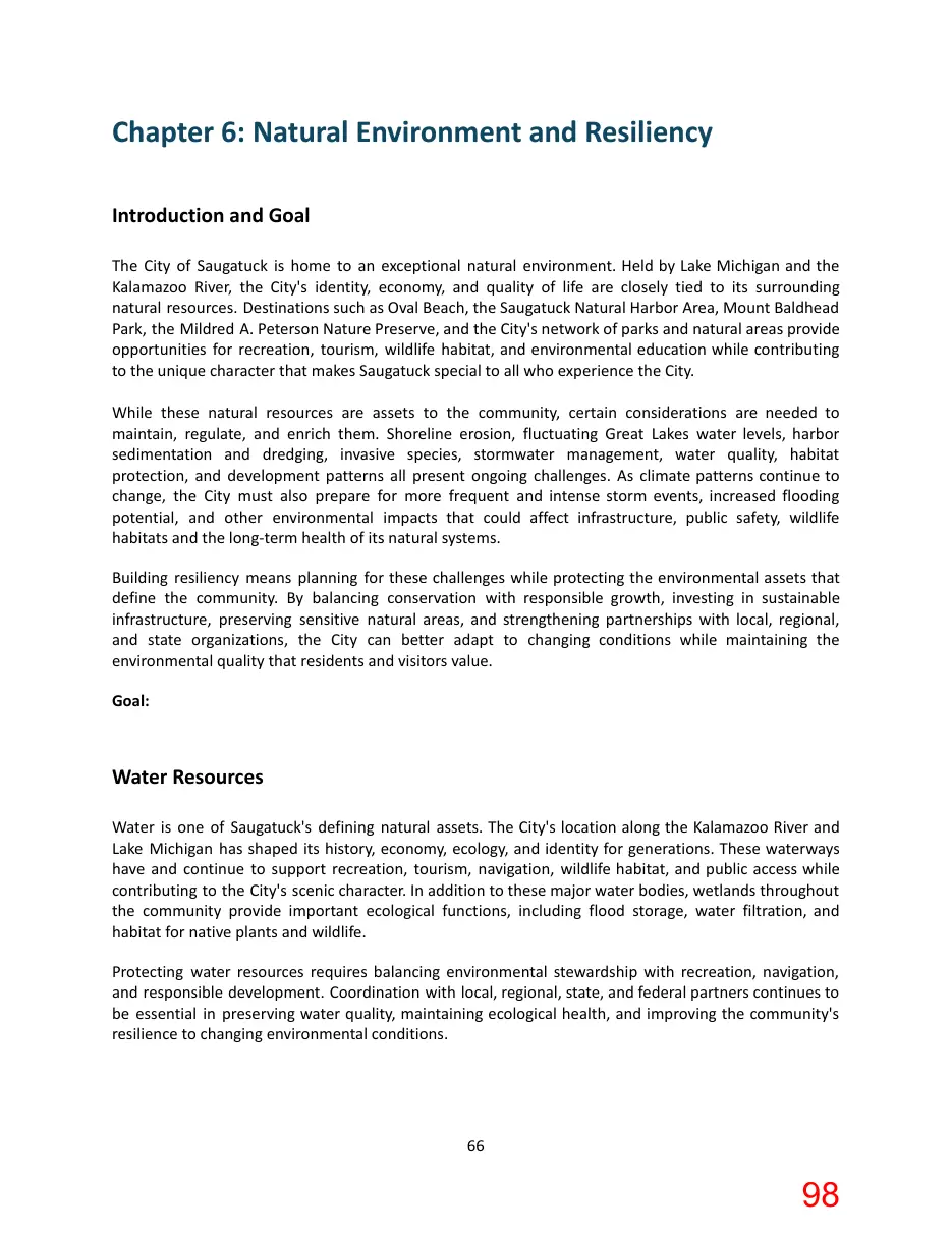 Page 98 of the packet; its text follows