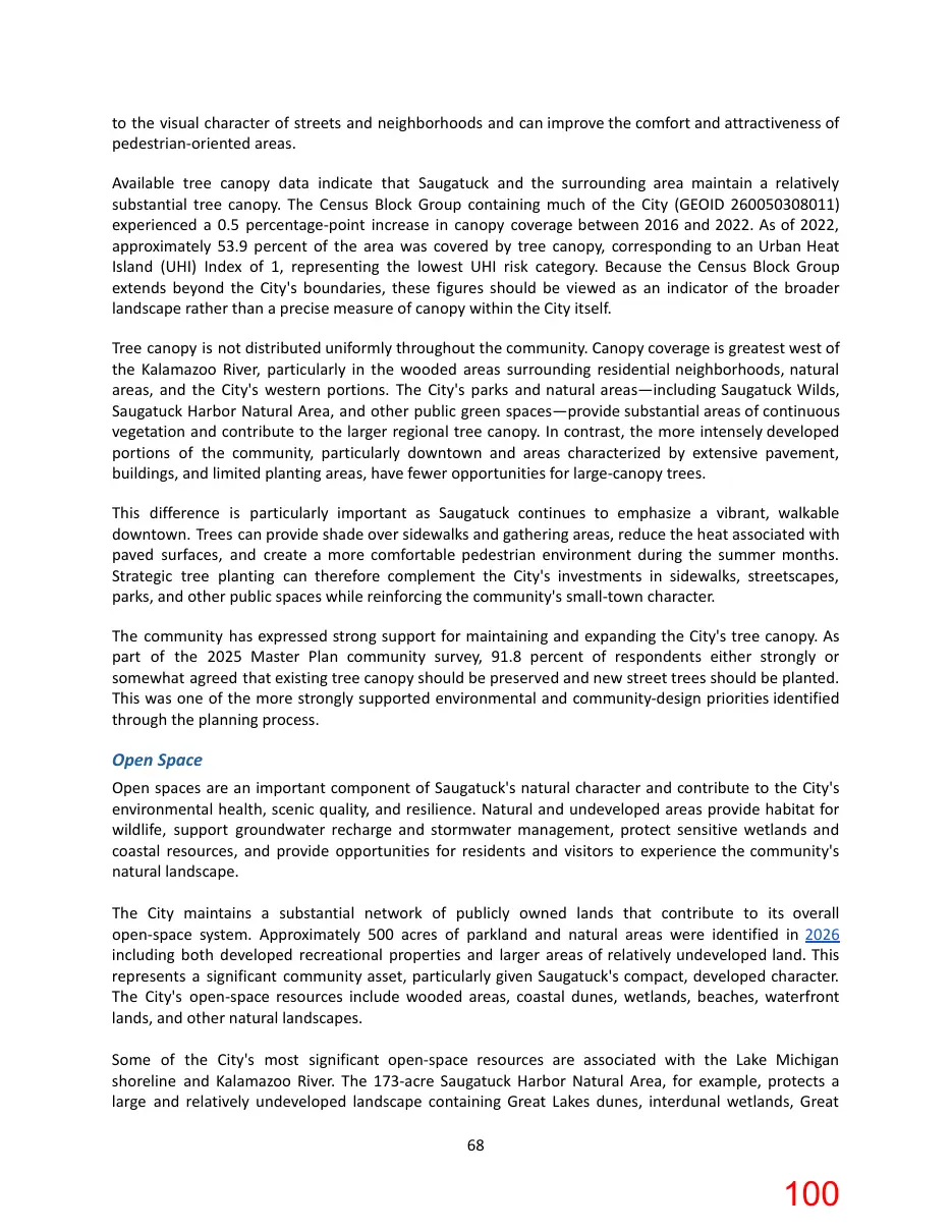 Page 100 of the packet; its text follows
