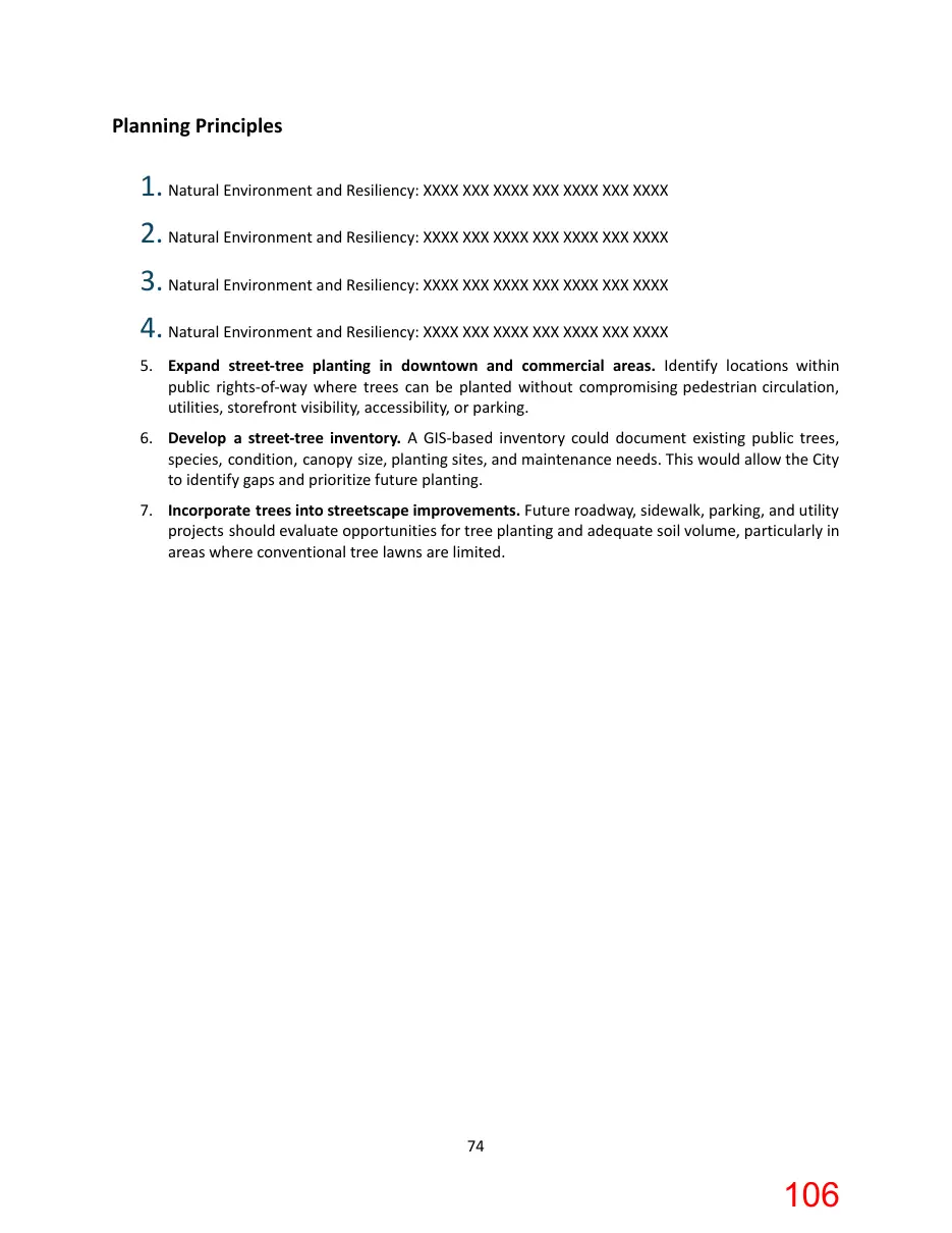 Page 106 of the packet; its text follows
