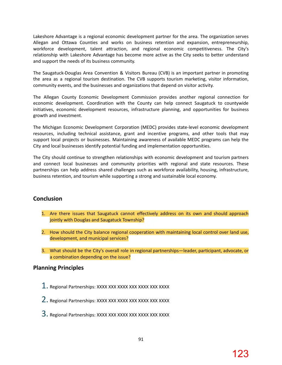 Page 123 of the packet; its text follows