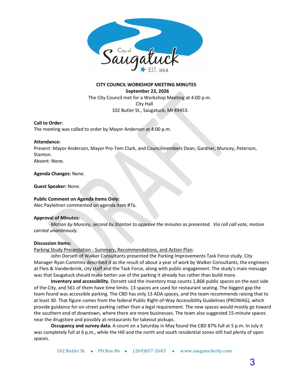 Page 3 of the packet; its text follows