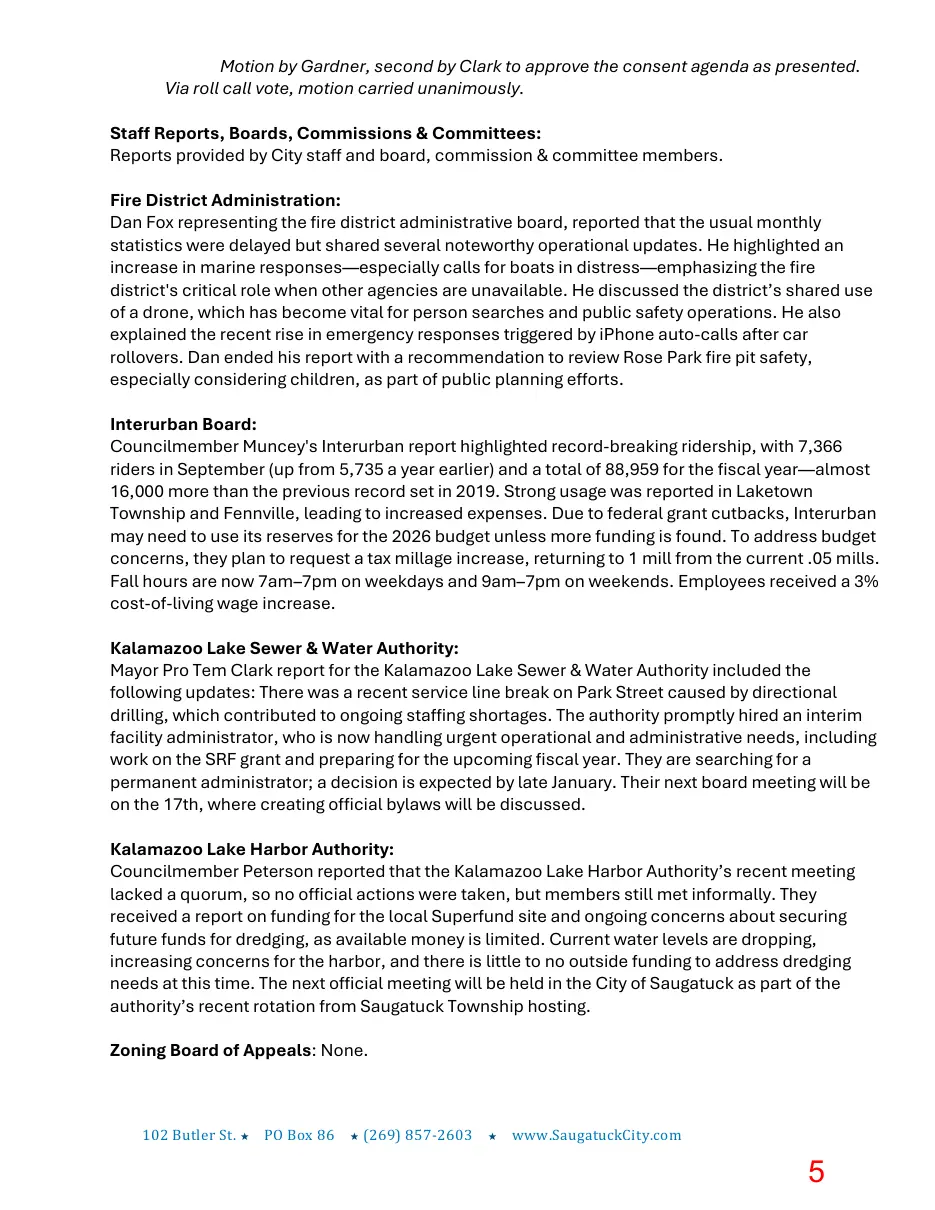 Page 5 of the packet; its text follows
