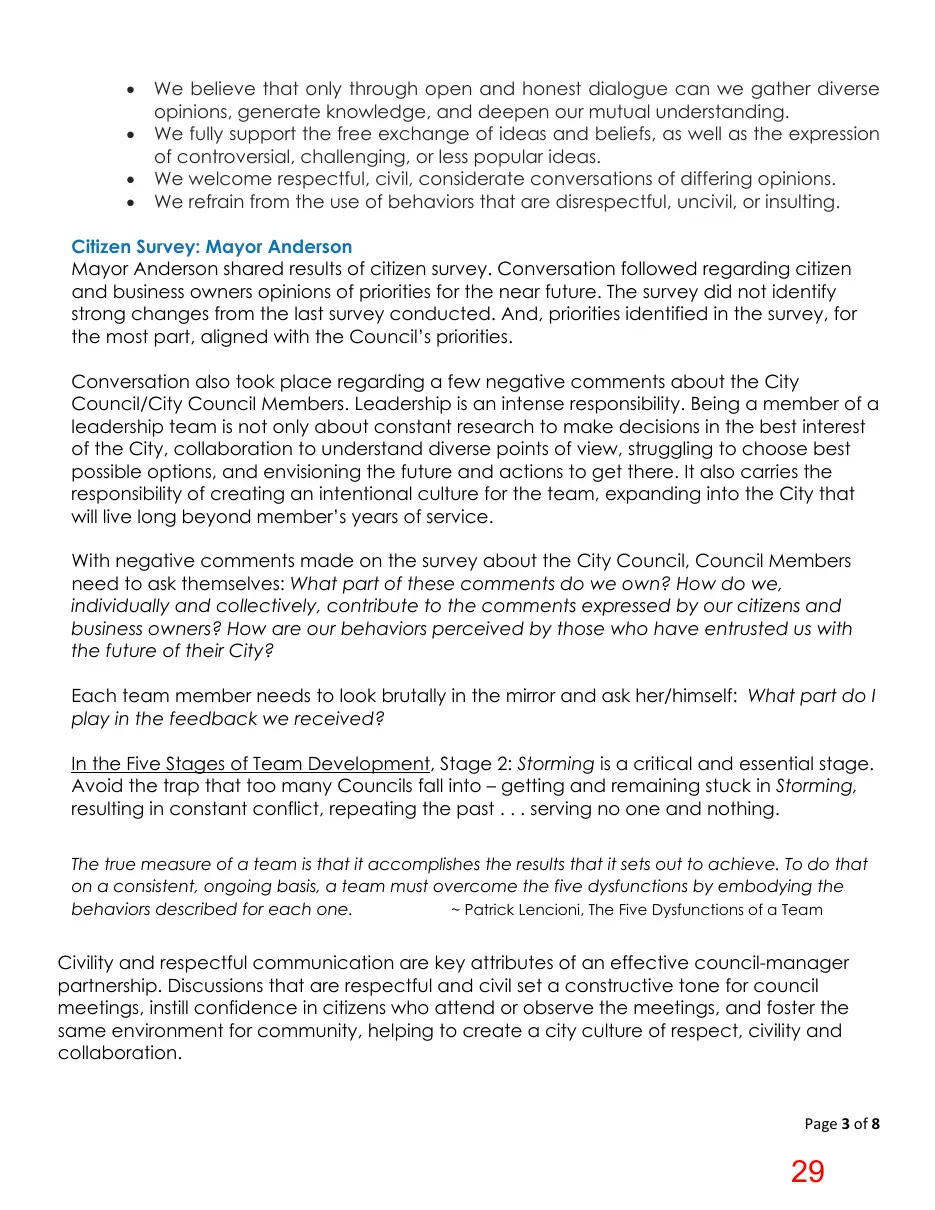 Page 29 of the packet; its text follows
