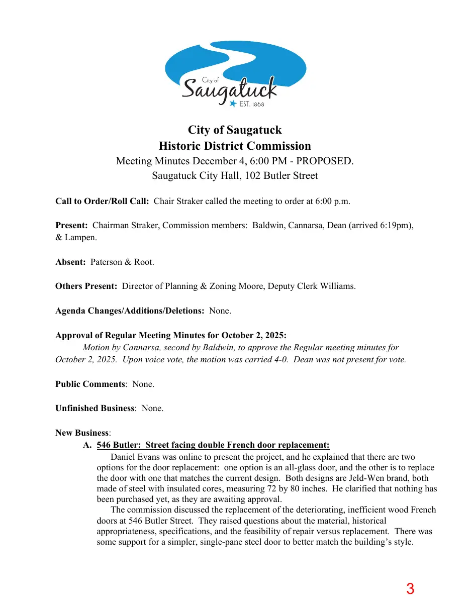 Page 3 of the packet; its text follows