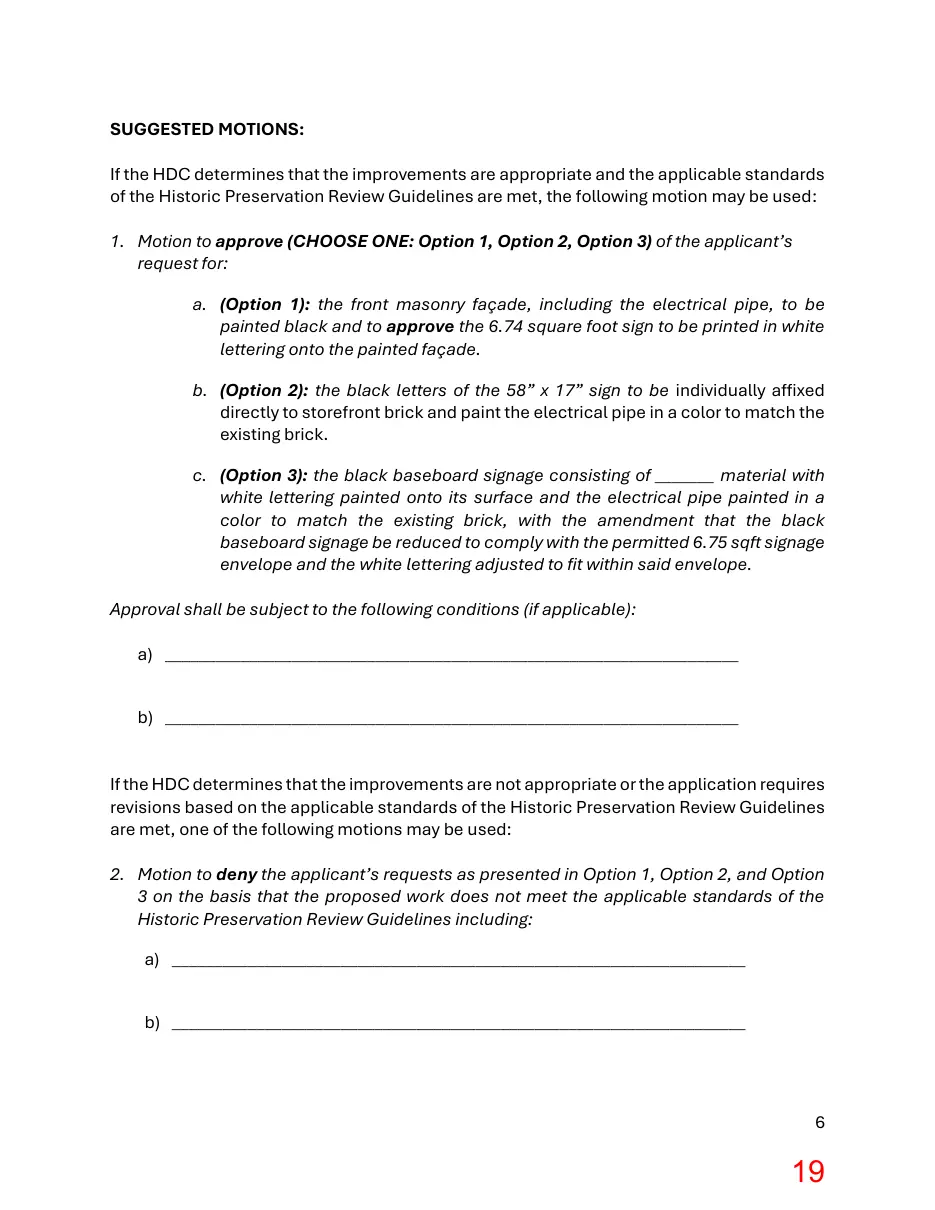 Page 19 of the packet; its text follows